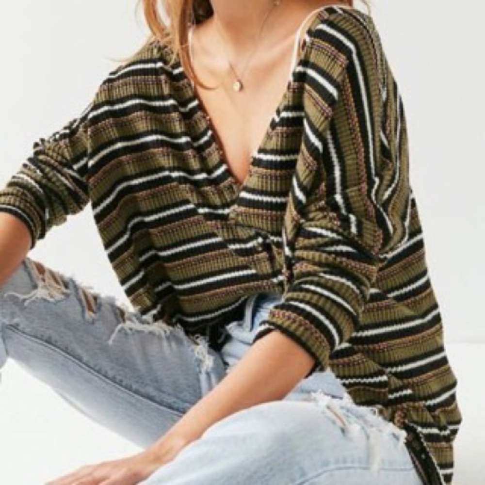 Urban Outfitters Oversized Thermal Top